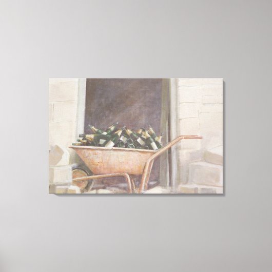 Champagne Wheelbarrow 1985 Leinwanddruck (Vorderseite)