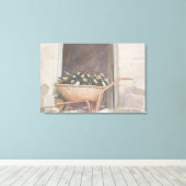 Champagne Wheelbarrow 1985 Leinwanddruck (Insitu (Holzboden))