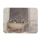 Champagne Wheelbarrow 1985 Magnet (Horizontal)