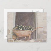 Champagne Wheelbarrow 1985 Postkarte (Vorne/Hinten)