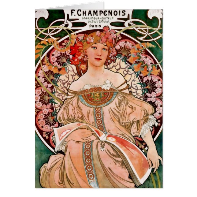Champagne Woman - F. Champenois Imprimeur (Vorne)