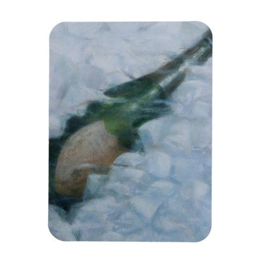 Champagner auf Eis 2012 Magnet (Vertikal)