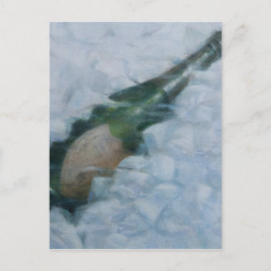 Champagner auf Eis 2012 Postkarte