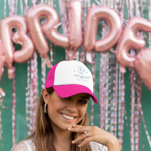 Champagner auf Eis | Après Ski Winter Bachelorette Truckerkappe