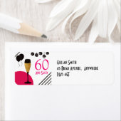 Champagner/Balloons/60 und Sassy Rücksendeadresse (Insitu)