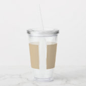 Champagner Beige Acryltrinkbecher (Links)