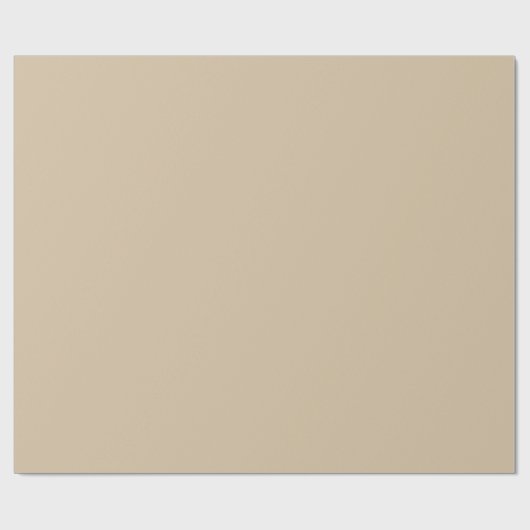 Champagner Beige Geschenkpapier (Flach)