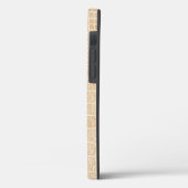 Champagner Beige Imitat Krokodile Leder Case-Mate iPhone Hülle (Rückseite / Links)