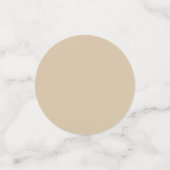 Champagner Beige Konfetti (Klein Vorderseite)