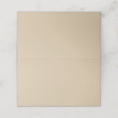 Champagner Beige Platzkarte (Außenseite Aufgefaltet)