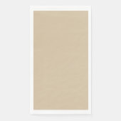 Champagner Beige Serviette (Vorderseite)