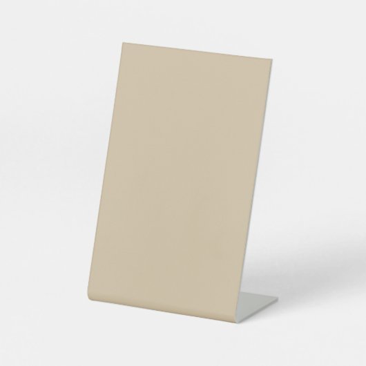 Champagner-Beige  Sockelschild (Vorderseite)