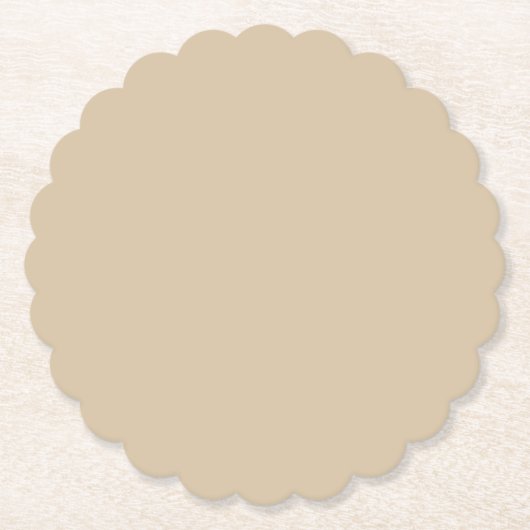 Champagner Beige Untersetzer (Vorderseite)