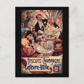 Champagner Biscuits 1896 Postkarte (Vorderseite)
