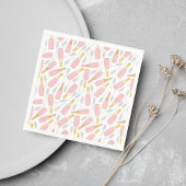 Champagner & Blasen Muster Papiertücher Serviette