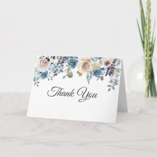 Champagner-Blumenstrauß-Hochzeitsfoto-Dankeschön Dankeskarte