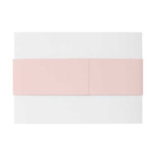 Champagner Blush Pink - Matching Bands Einladungsbanderole (Rückseitenbeispiel)
