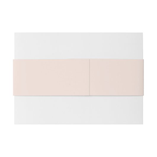 Champagner Blush Pink - Matching Bands Einladungsbanderole (Rückseitenbeispiel)