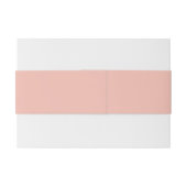 Champagner Blush Pink - Matching Bands Einladungsbanderole (Rückseitenbeispiel)