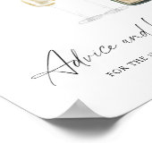 Champagner-Brautparty - Beratung und Wünsche Poster (Ecke)