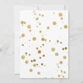 Champagner-Brautparty Einladung (Rückseite)