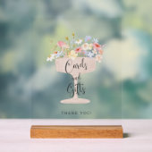 Champagner Brautparty Karten und Geschenke Acrylschild (Neutral)