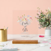Champagner Brautparty Karten und Geschenke Acrylschild (Hochzeit)