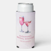 Champagner-Brautparty Selters Dosenkühler (Seltzer Vorderseite)