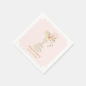 Champagner-Brautparty Serviette (Ecke)