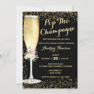 Champagner-Brunch-Brautabschiedseinladung Einladung