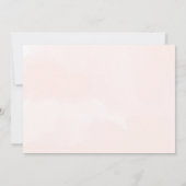 Champagner Brunch und Brautparty-Foto Dankeskarte (Rückseite)