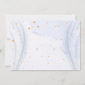 Champagner Brunch und Brautparty-Foto Einladung (Rückseite)