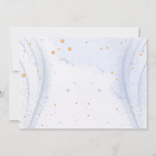 Champagner Brunch und Brautparty-Foto Einladung (Rückseite)