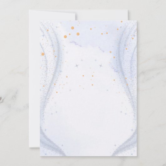 Champagner Brunch und Bubbly Brautparty Dankeskarte (Rückseite)