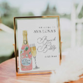 Champagner Brunch und Bubbly Brautparty - Empfang Poster