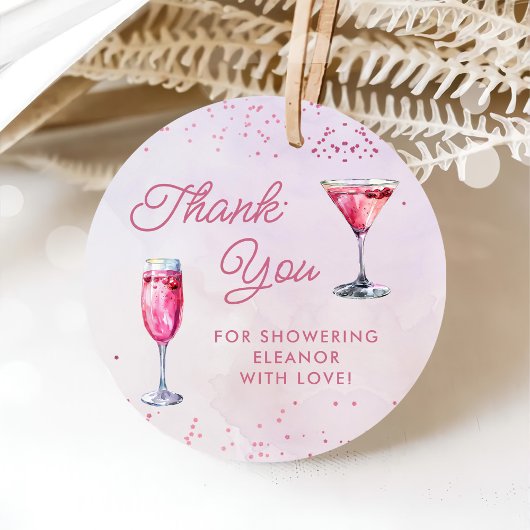 Champagner Brunch und Bubbly Brautparty Geschenkanhänger