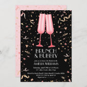 Champagner Brunch und Bubbly Brautparty laden ein (Vorne/Hinten)