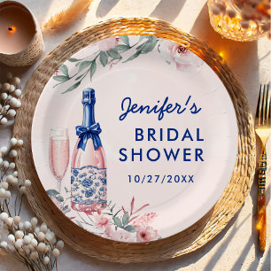 Champagner-Brunch und prickelnde Brautparty Pappteller