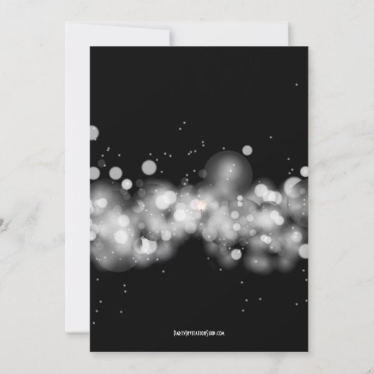 Champagner Business-Jubiläum Einladung (Rückseite)