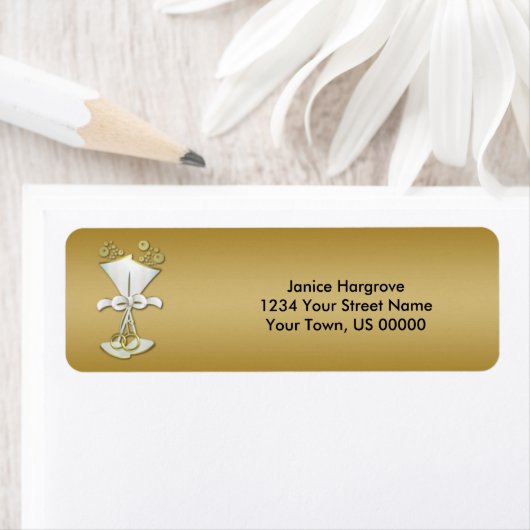 Champagner Celebration Labels zum 50. Jahrestag (Insitu)