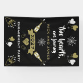 Champagner Celebration Party Banner (Horizontal)