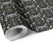 Champagner Celebration Party Geschenkpapier (Rolleneckpunkt)