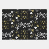 Champagner Celebration Party Geschenkpapier Set (Vorderseite)