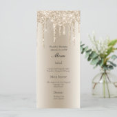 Champagner Dripping Glitzer Glam Bling Wedding Men (Stehend Vorderseite)