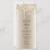 Champagner Dripping Glitzer Glam Bling Wedding Men (Vorderseite)