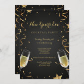 Champagner-Einladung Einladung (Vorne/Hinten)