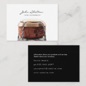 Champagner-Flaschenkarte Visitenkarte (Vorne/Hinten)