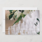 Champagner Foto Brunch & Bubbly Handschrift Einladung (Rückseite)