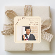 Champagner Foto Sie hats geschafft Absolventin