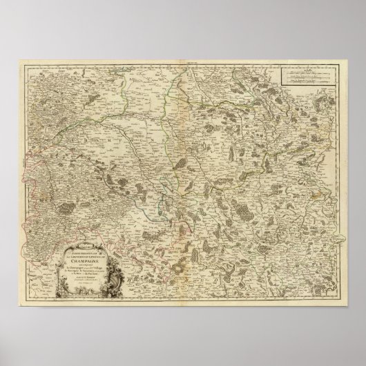 Champagner, Frankreich 2 Poster (Vorne)